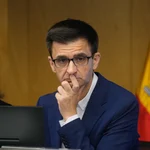 MADRID, 29/05/2025.- El presidente del Consejo de Administración de la Corporación RTVE, José Pablo López Sánchez, comparece ante la Comisión Mixta de Control Parlamentario RTVE y sus Sociedades del Congreso de los Diputados este jueves. EFE/ Borja Sanchez-Trillo