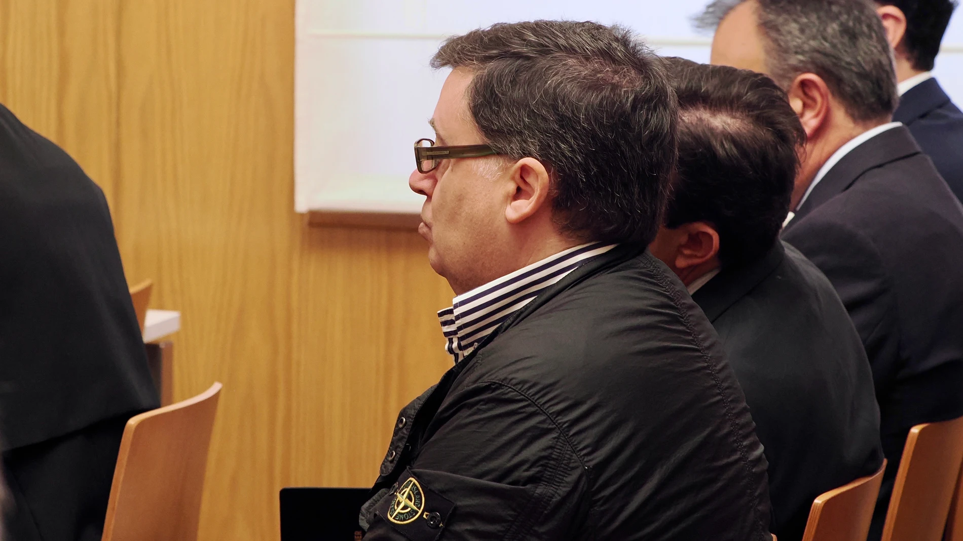 Rafael Delgado en el juicio que acaba de iniciarse en Valladolid