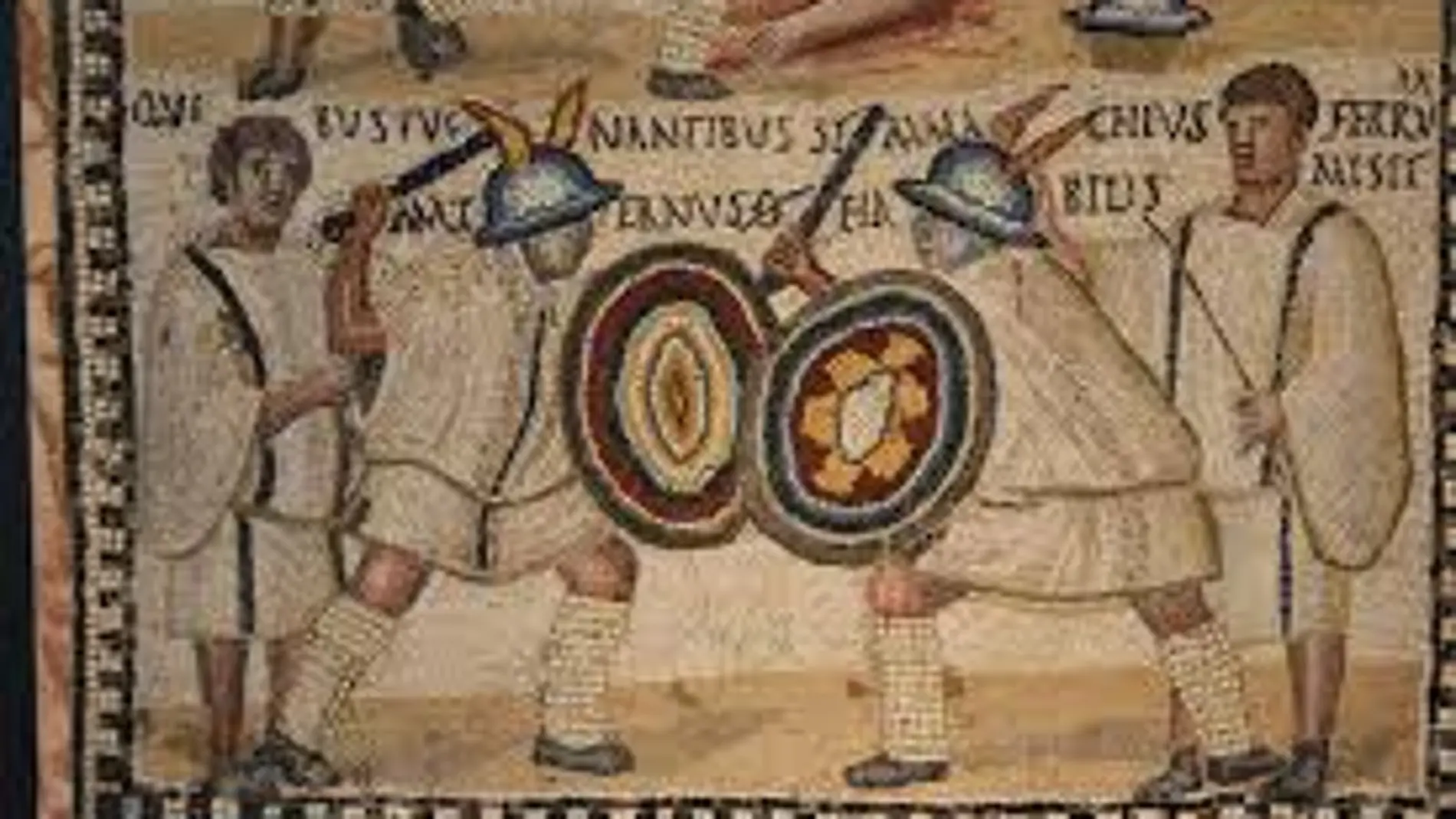 Gladiadores luchando en combate