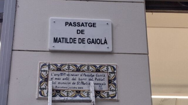 Una de las calles rebautizadas