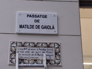 Una de las calles rebautizadas