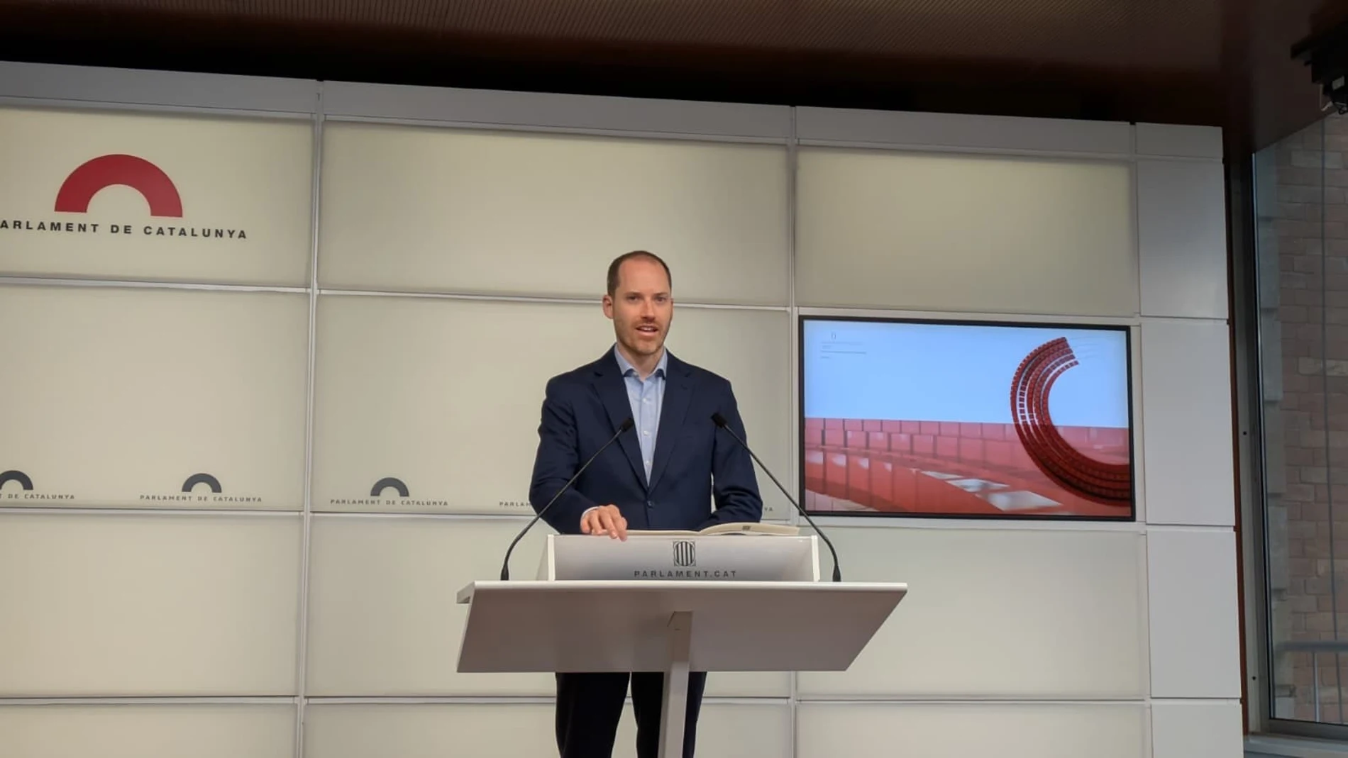 El portavoz del PP en el Parlament, Juan Fernández EUROPA PRESS 16/09/2025