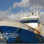 Uno de los pesqueros que faenan en aguas mauritanas