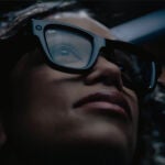 Captura del vídeo filtrado donde se ven las nuevas gafas inteligentes desarrolladas por Meta y Ray-Ban