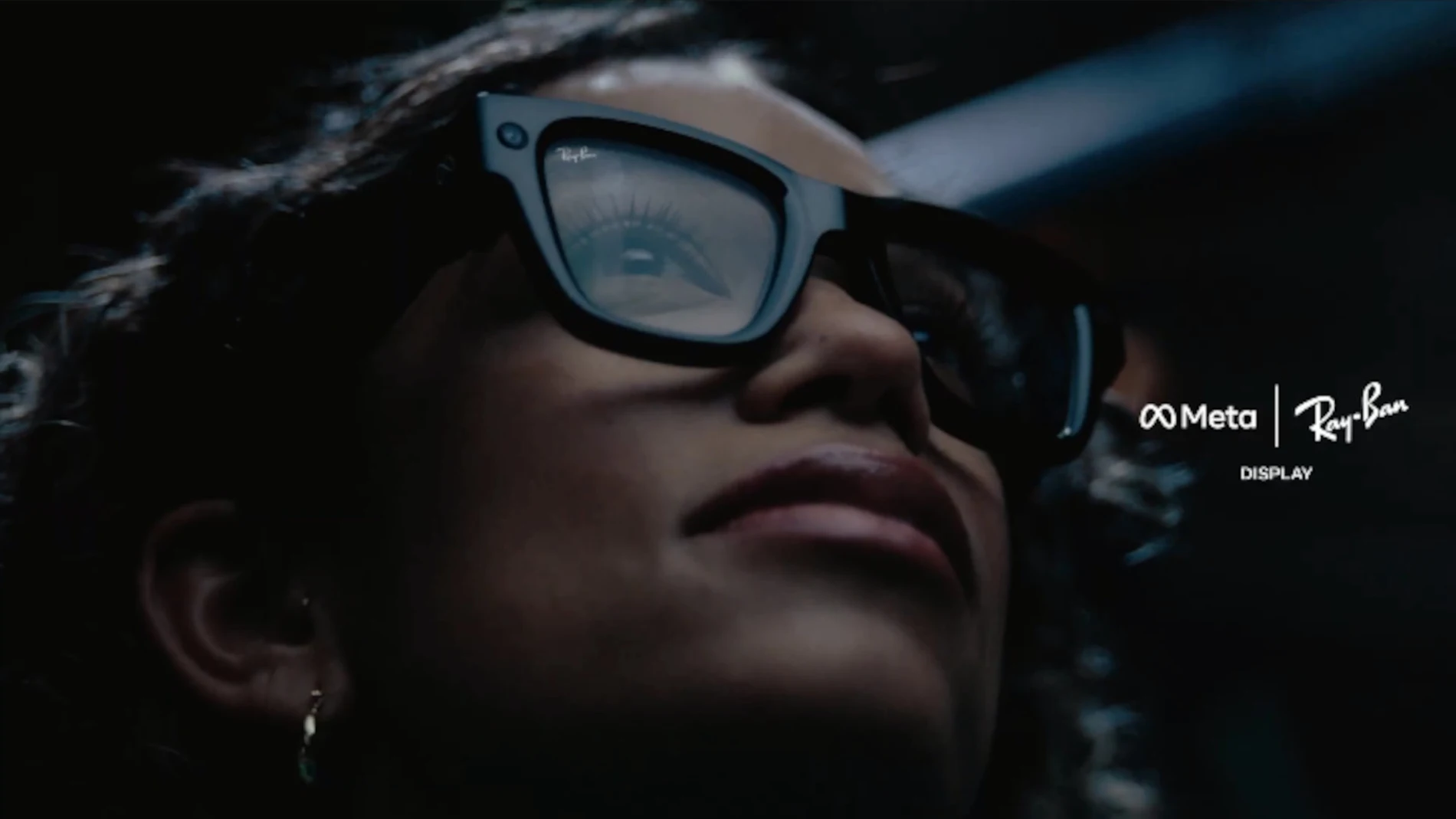 Captura del vídeo filtrado donde se ven las nuevas gafas inteligentes desarrolladas por Meta y Ray-Ban