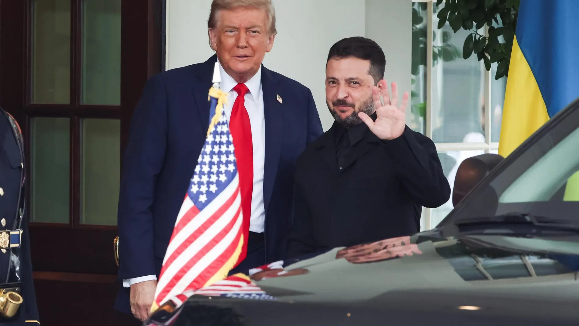 Zelenski con Trump en la Casa Blanca