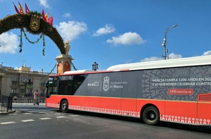 MURCIA.-El autobús y tranvía serán este martes gratuitos por la Romería de la Virgen de la Fuensanta