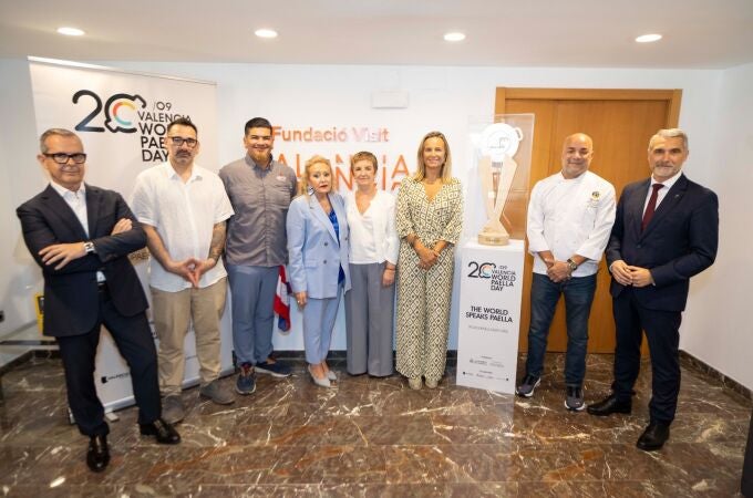 Presentación del Valencia World Paella Day, que se celebra el sábado 20 de septiembre en la Marina