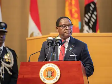 Malaui.- El presidente de Malaui deposita su voto en unas elecciones en las que aspira a un segundo mandato Malaui.- El presidente de Malaui deposita su voto en unas elecciones en las que aspira a un segundo mandato