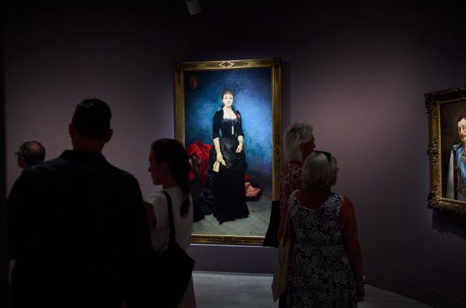 Retrato de «Rosario Falcó y Osorio», de Madrazo, que se exhibe en la exposición