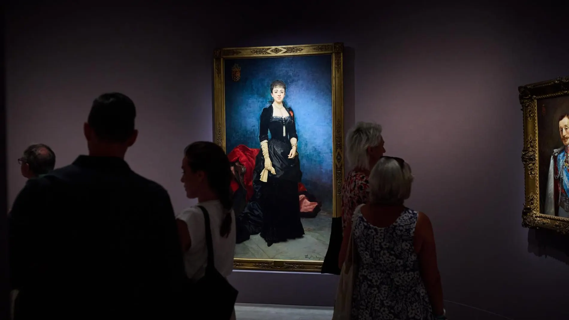 Retrato de «Rosario Falcó y Osorio», de Madrazo, que se exhibe en la exposición