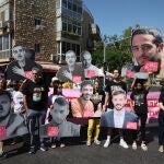 Familiares de rehenes israelíes protestan en Jerusalén