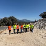 Sanz Merino visita las obras en la provincia de Ávila