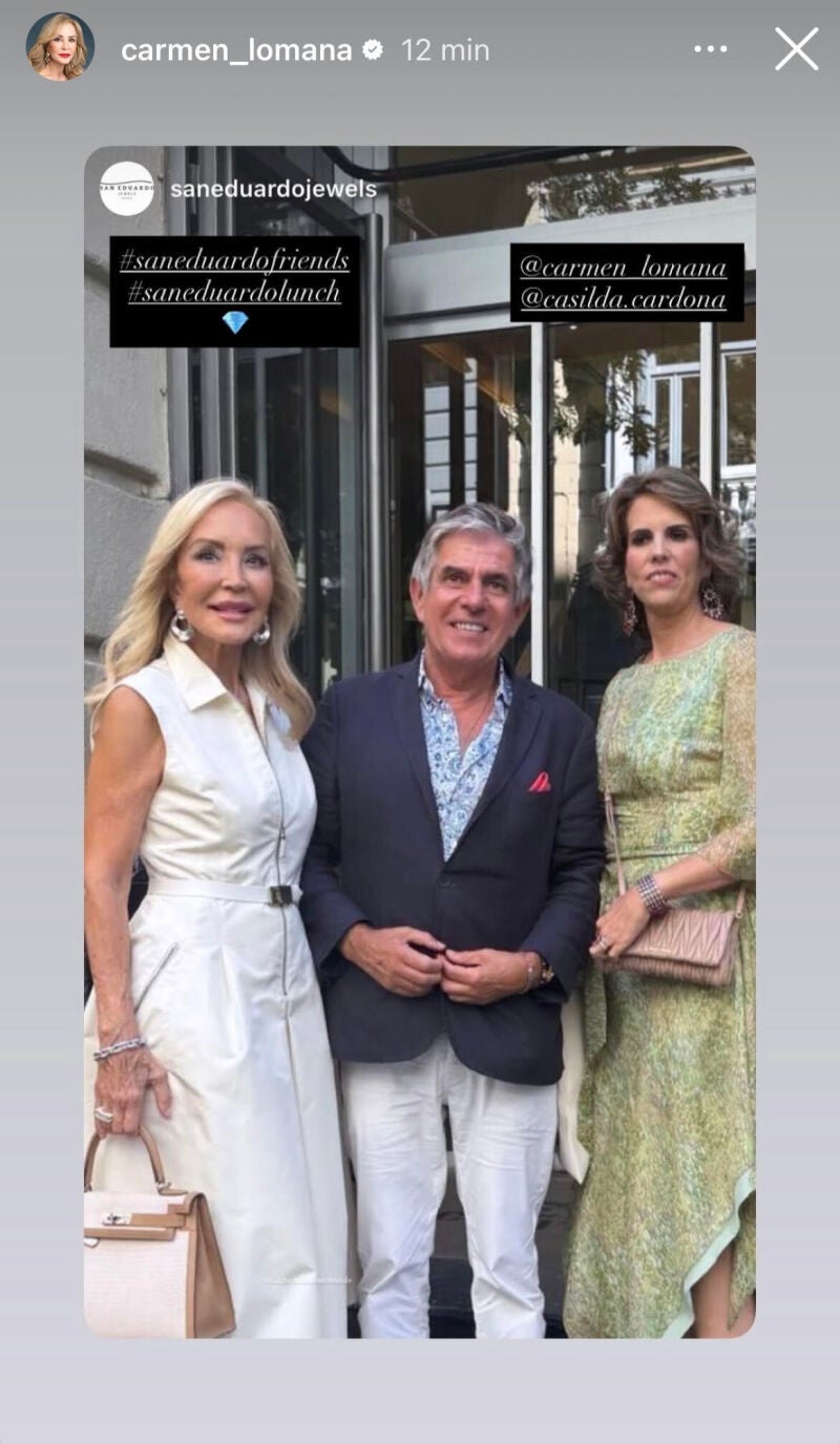El look de Carmen Lomana. 