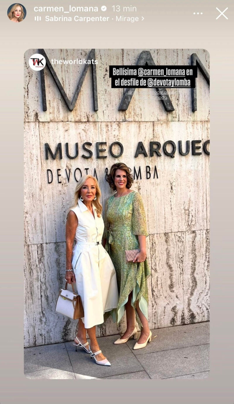 El look de Carmen Lomana.