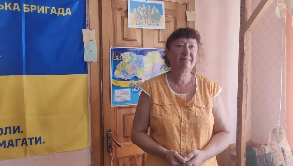 Olena Shevchenko, vecina de Balaklia