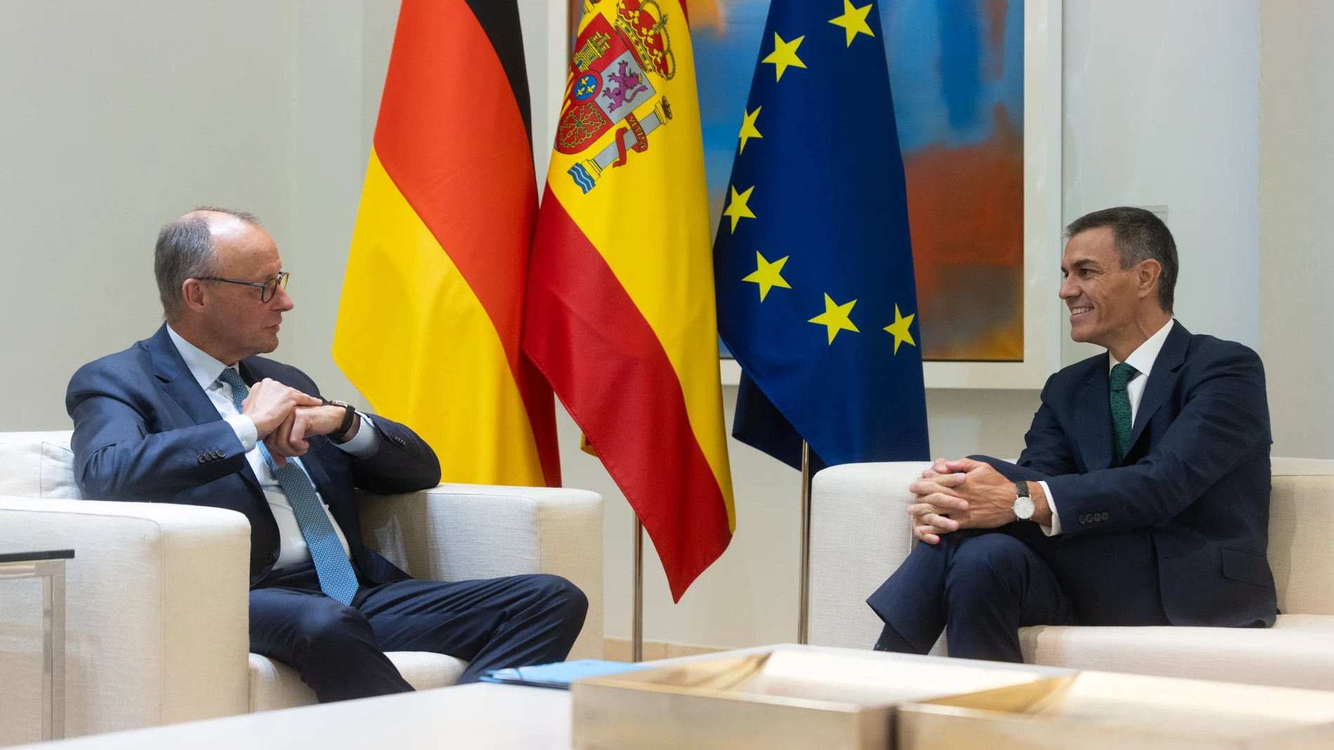 Reunión de Pedro Sánchez con el canciller Friedrich Merz @ Gonzalo Pérez