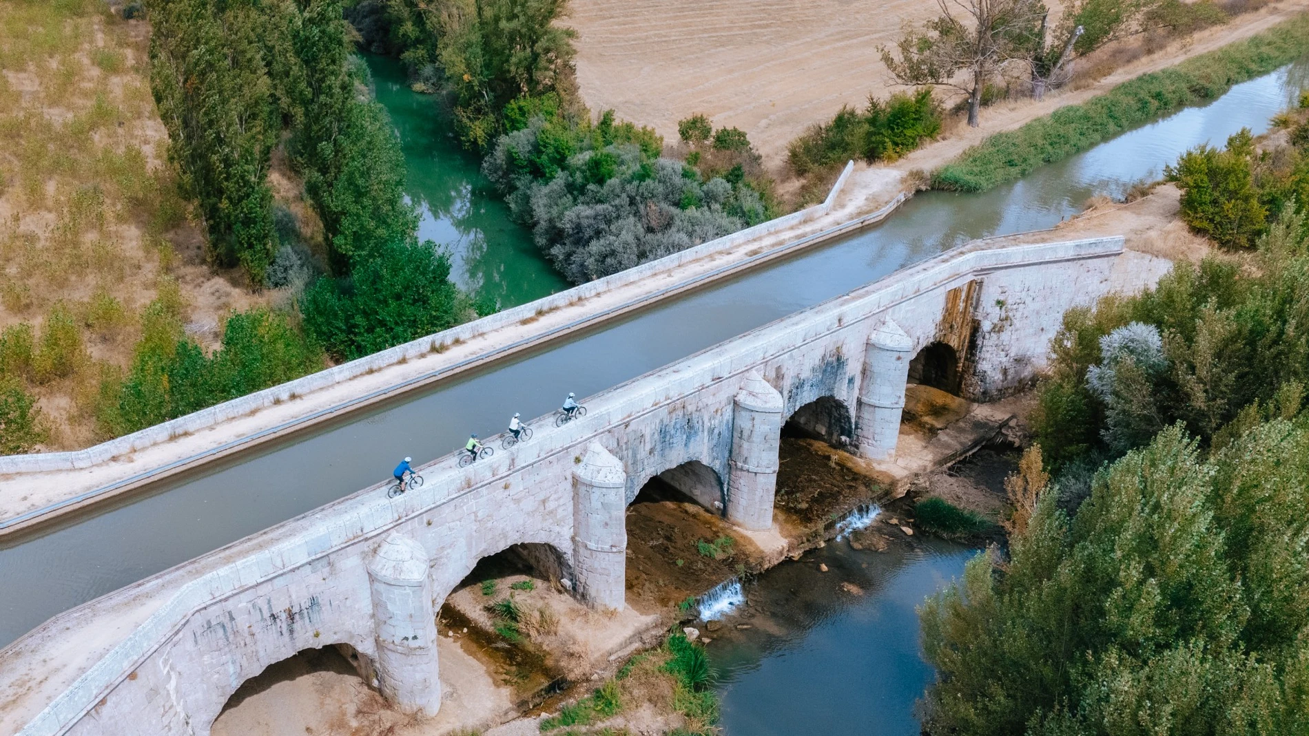 El Canal de Castilla en la provincia de Burgos