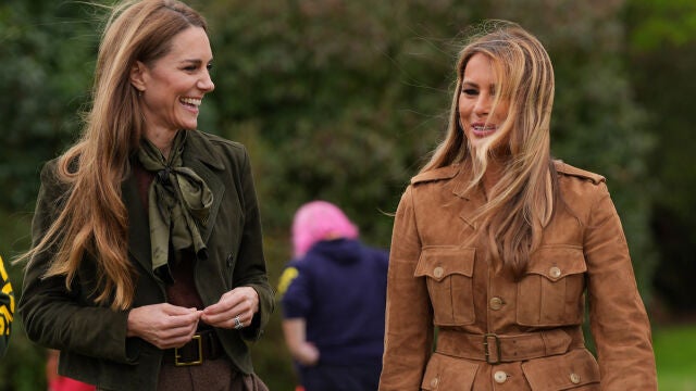 Los looks de Kate Middleton y Melania Trump.