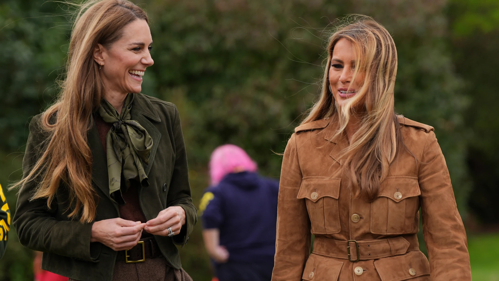 Los looks de Kate Middleton y Melania Trump.