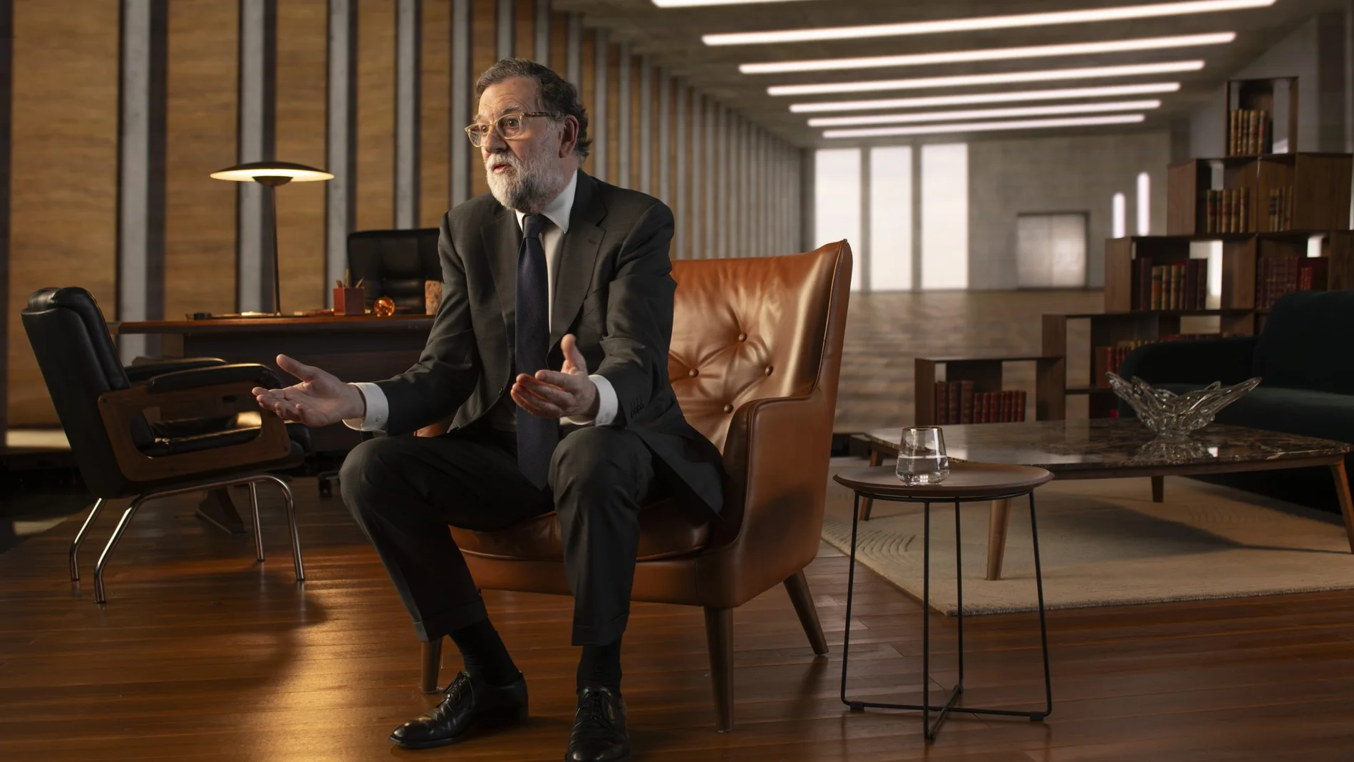 El expresidente del Gobierno, Mariano Rajoy en la serie documental 'La última llamada'