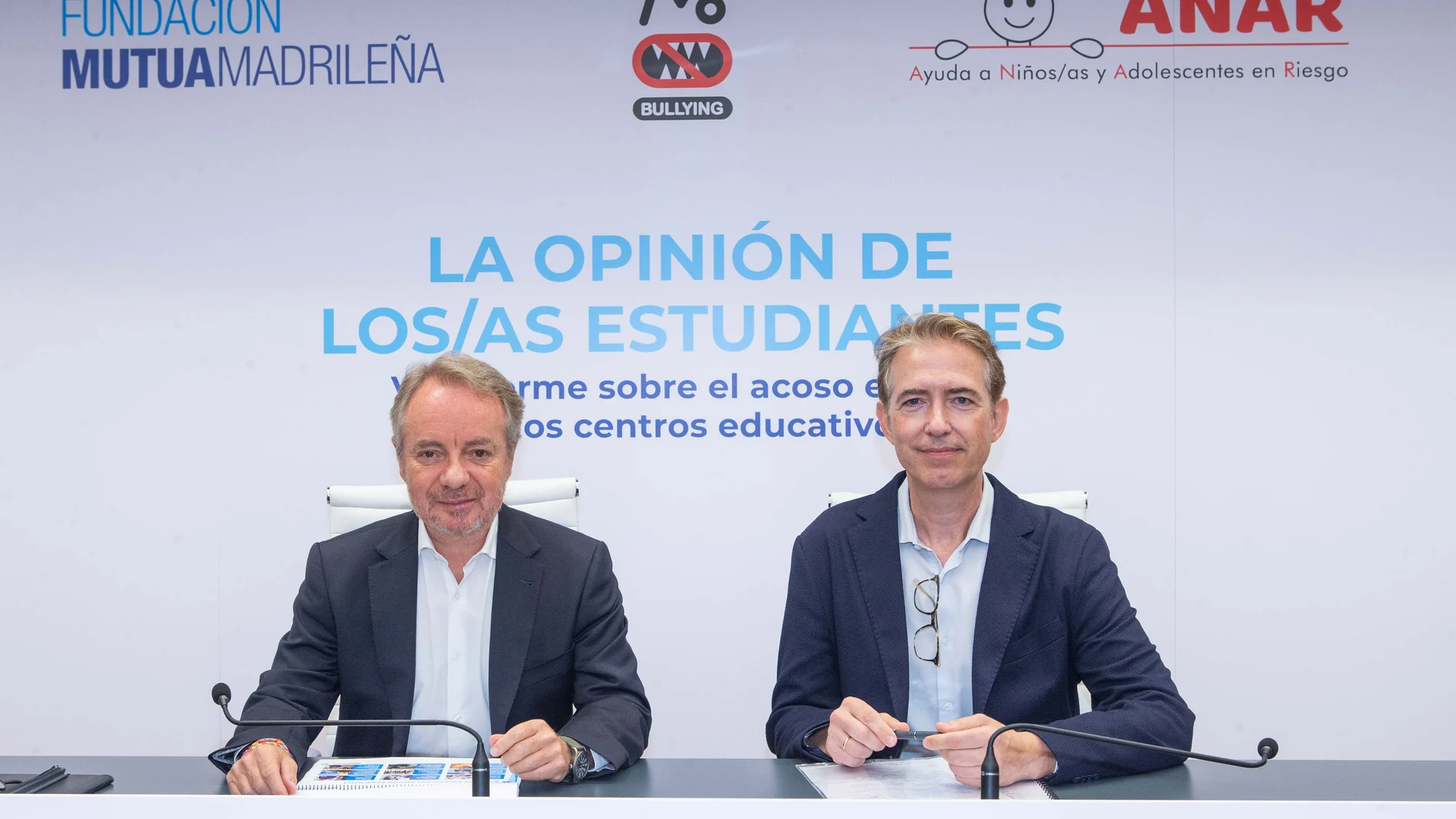 Lorenzo Cooklin, dtor gral Fundación Mutua, y Benjamín Ballesteros, dtor técnico F. ANAR