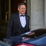 El Fiscal General del Estado, Álvaro García Ortiz.El rey Felipe VI es despedido por la presidenta del Tribuna