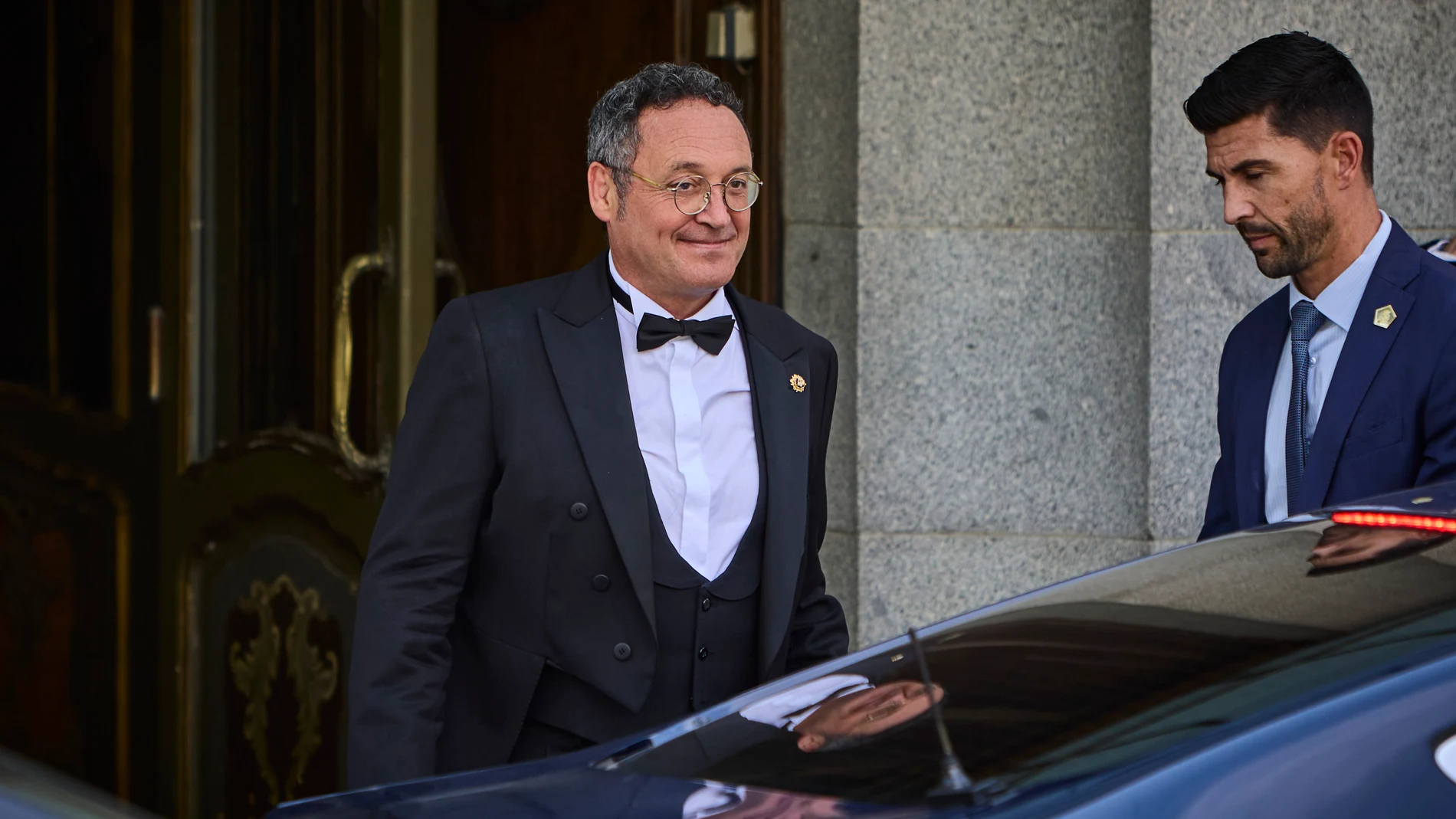 El Fiscal General del Estado, Álvaro García Ortiz.El rey Felipe VI es despedido por la presidenta del Tribunal Supremo y el Consejo General del Poder Judicial (CGPJ), Isabel Perelló a su salida este viernes del Tribunal Supremo donde ha presidido el tradicional acto de apertura del año judicial © Alberto R. Roldán / Diario La Razón.05 09 2025