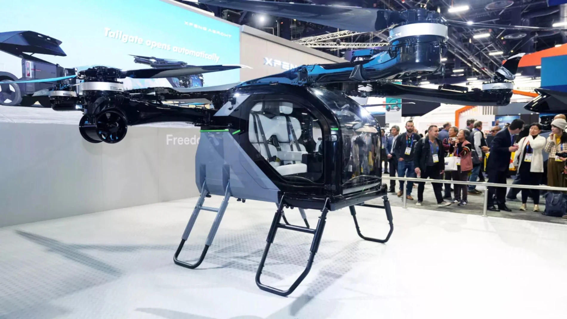 Modelo de aeronave eléctrica de despegue y aterrizaje vertical de Xpeng
