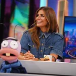 Nuria Roca con look denim.