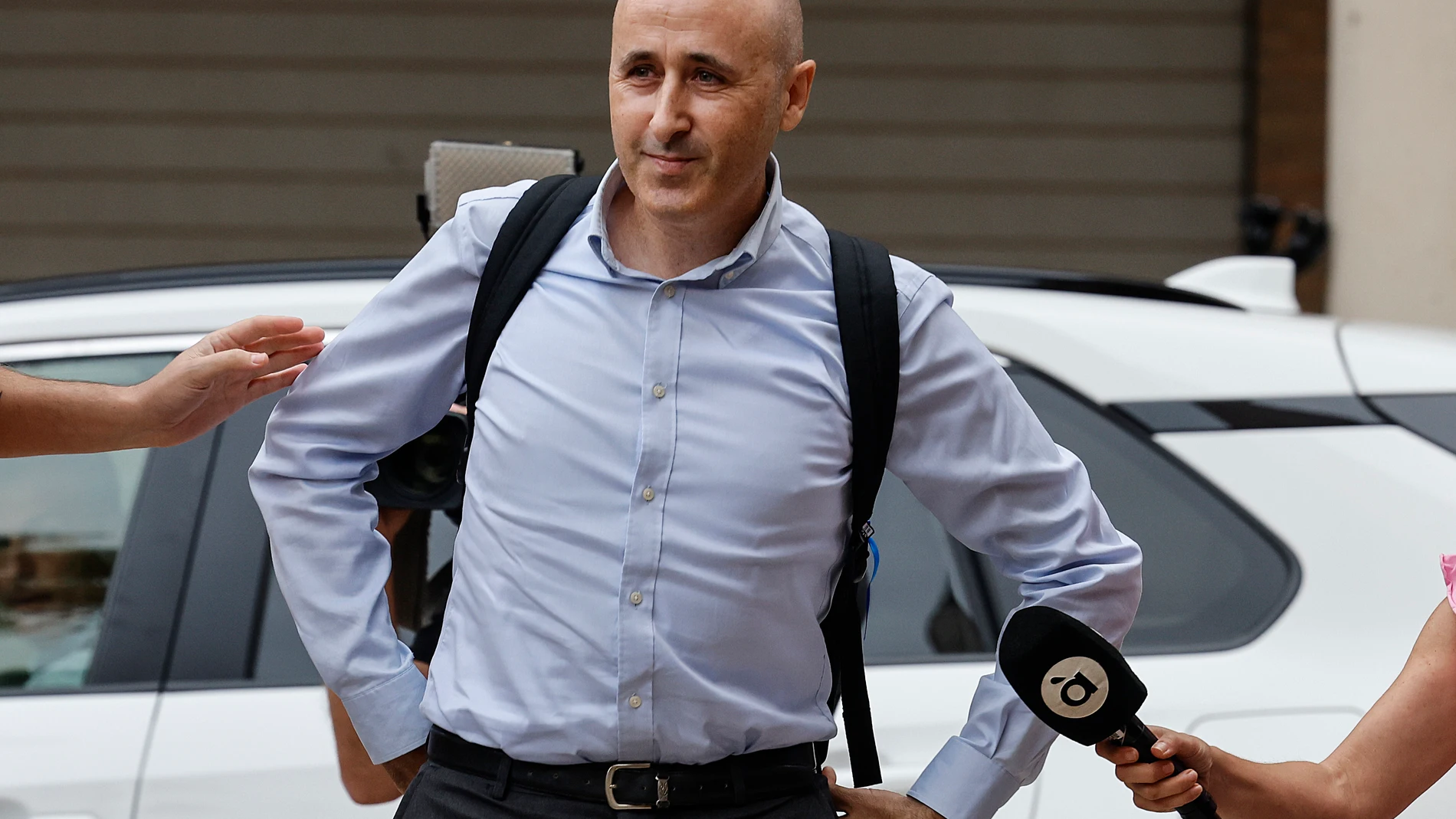 El presidente de la Confederación Hidrográfica del Júcar, Miguel Polo, llega a declarar como testigo en el juzgado de Catarroja por la dana, a 19 de septiembre de 2025, en Valencia, Comunidad Valenciana (España). Miguel Polo comparece hoy como testigo en la causa penal que investiga la gestión de la DANA del 29 de octubre de 2024 en la Comunidad Valenciana. 19 SEPTIEMBRE 2025;DANA;JUICIO;JUCAR;MIGUEL POLO;LLUVIAS Rober Solsona / Europa Press 19/09/2025