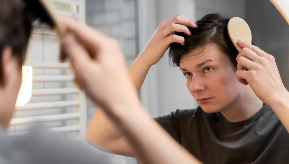 La cida de cabello estacional es común