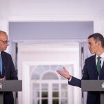 Reunión de Pedro Sánchez con el canciller Friedrich Merz