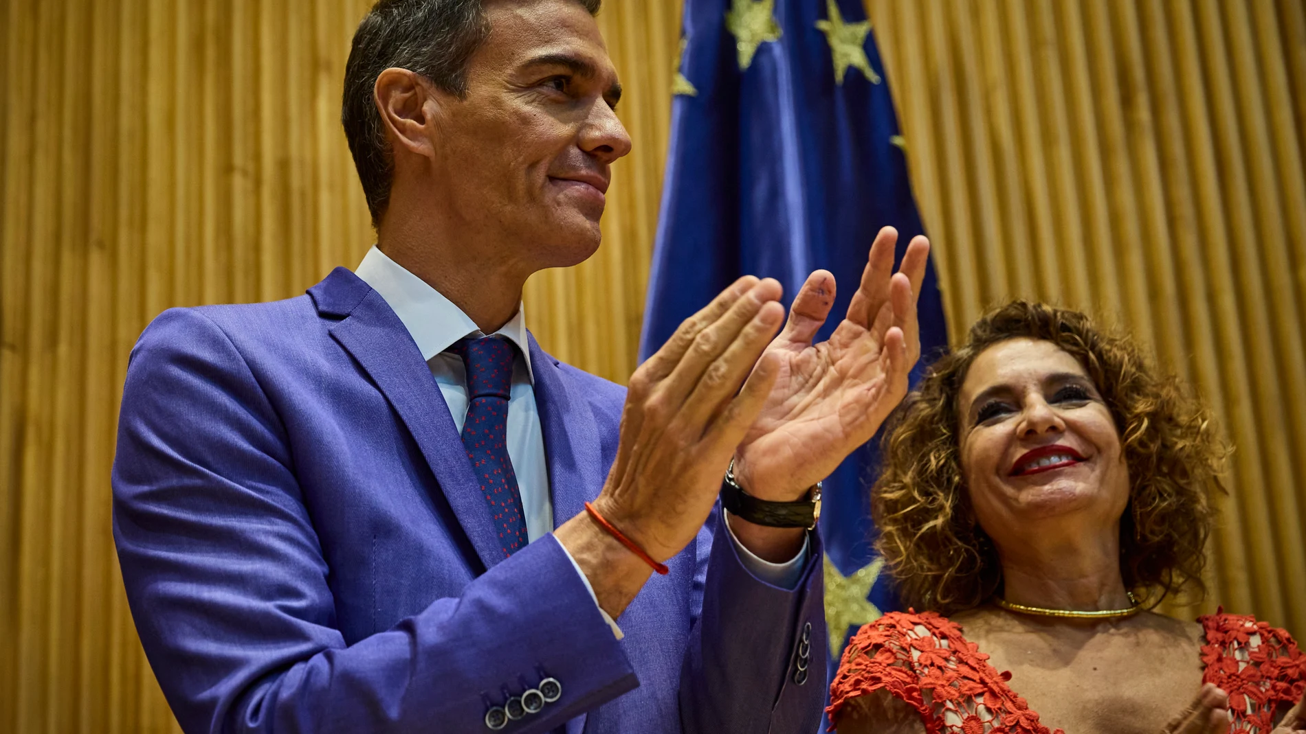 El presidente del Gobierno, Pedro Sánchez, preside la reunion del grupo socialista en el Congreso de los Diputados. © Alberto R. Roldán / Diario La Razón. 15 09 2025