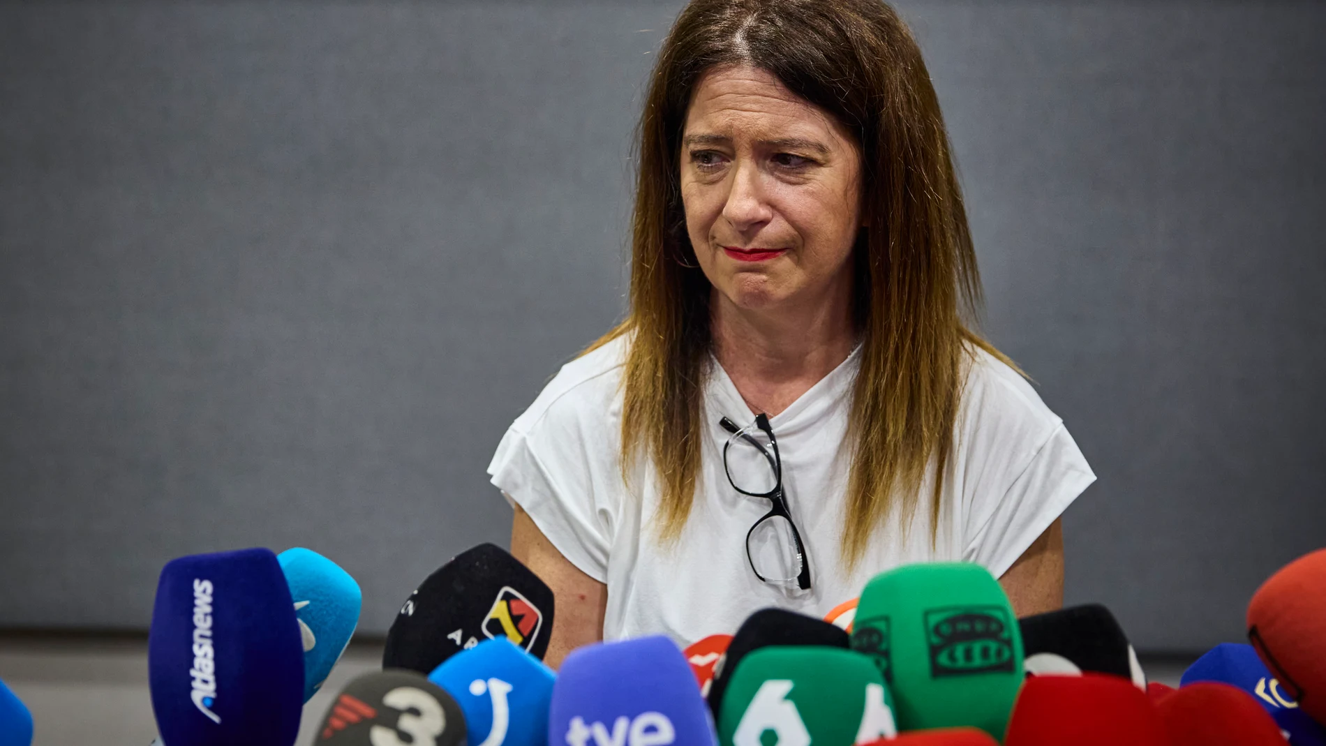 La exmilitante socialista Leire Díez, que aparece en diversos audios haciendo gestiones contra mandos de la Unidad Central Operativa (UCO) de la Guardia Civil, ha comparecido este miércoles desde el Hotel Novotel de Madrid, donde había convocado a la prensa después de haberse reunido este martes en Ferraz con el jefe de los servicios jurídicos del PSOE y haberse dado de baja como afiliada del PSOE. En medio de la comparecencia ha irrumpido por sorpresa Aldama, el presunto comisionista del cas...