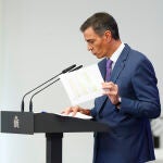 Comparecencia de Pedro Sánchez para hacer balance del gobierno.