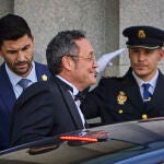 El Fiscal General del Estado, Álvaro García Ortiz. El rey Felipe VI es despedido por la presidenta del Tribuna