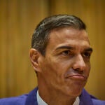El presidente del Gobierno, Pedro Sánchez, preside la reunion del grupo PSOE en el Congreso de los Diputados. 