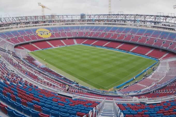 El Camp Nou, en obras