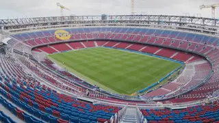 El Camp Nou, en obras El Camp Nou, en obras