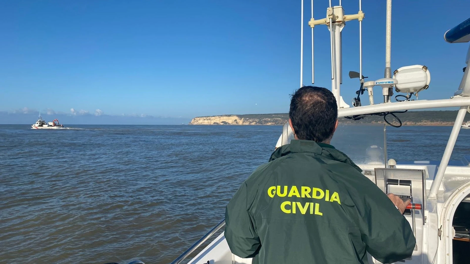 Dispositivo de rescate del pesquero Rúa Mar