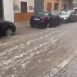 Las tormentas en La Costera (Valencia) dejan 23 litros en una hora y un árbol caído en Xàtiva