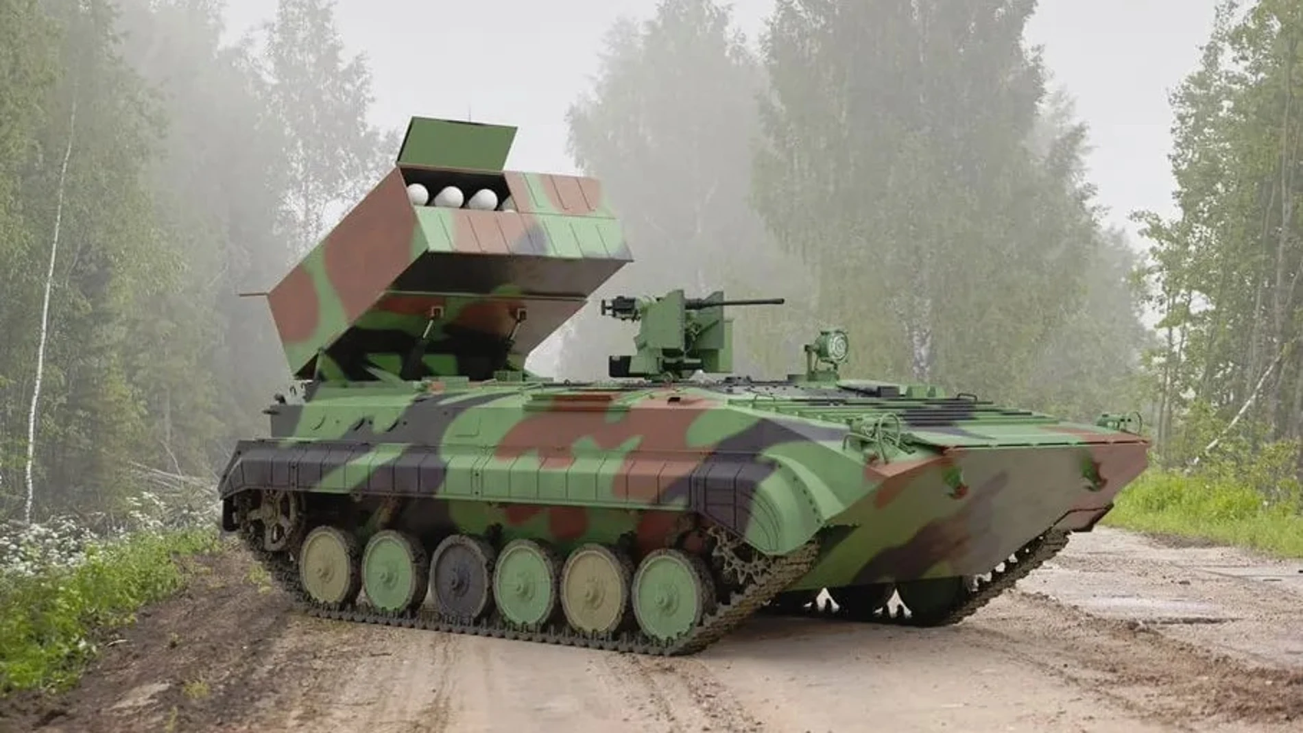 Una compañía alemana presenta un destructor de tanques capaz de lanzar 24 misiles a la vez