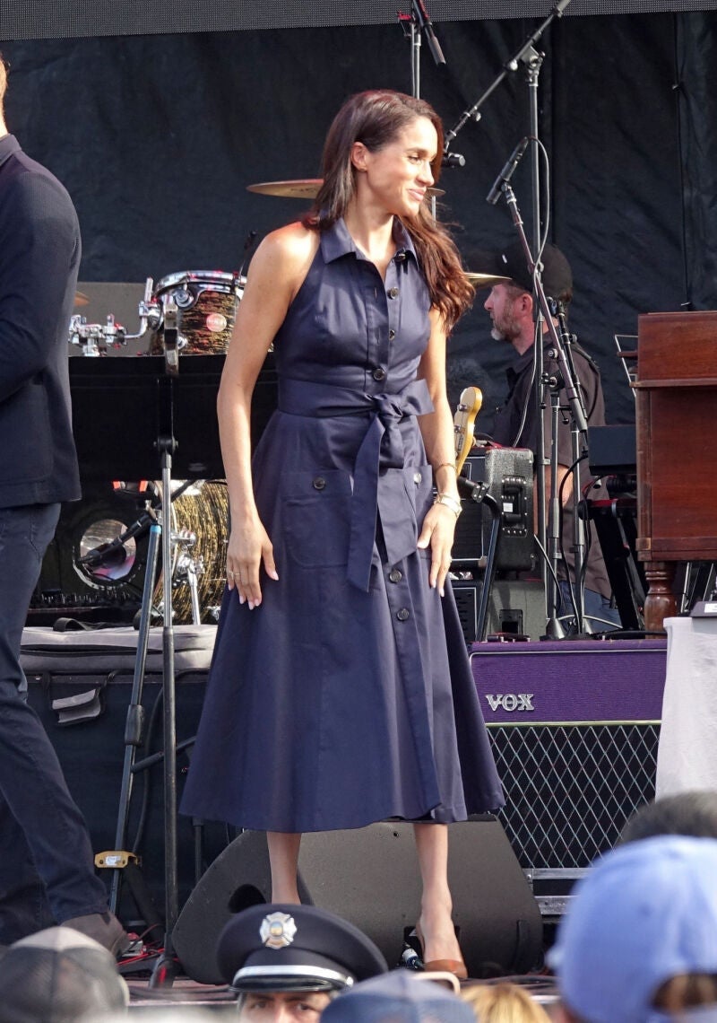 El look de Meghan Markle.