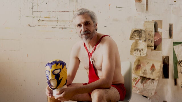 Un ring con máscaras mexicanas para el arte