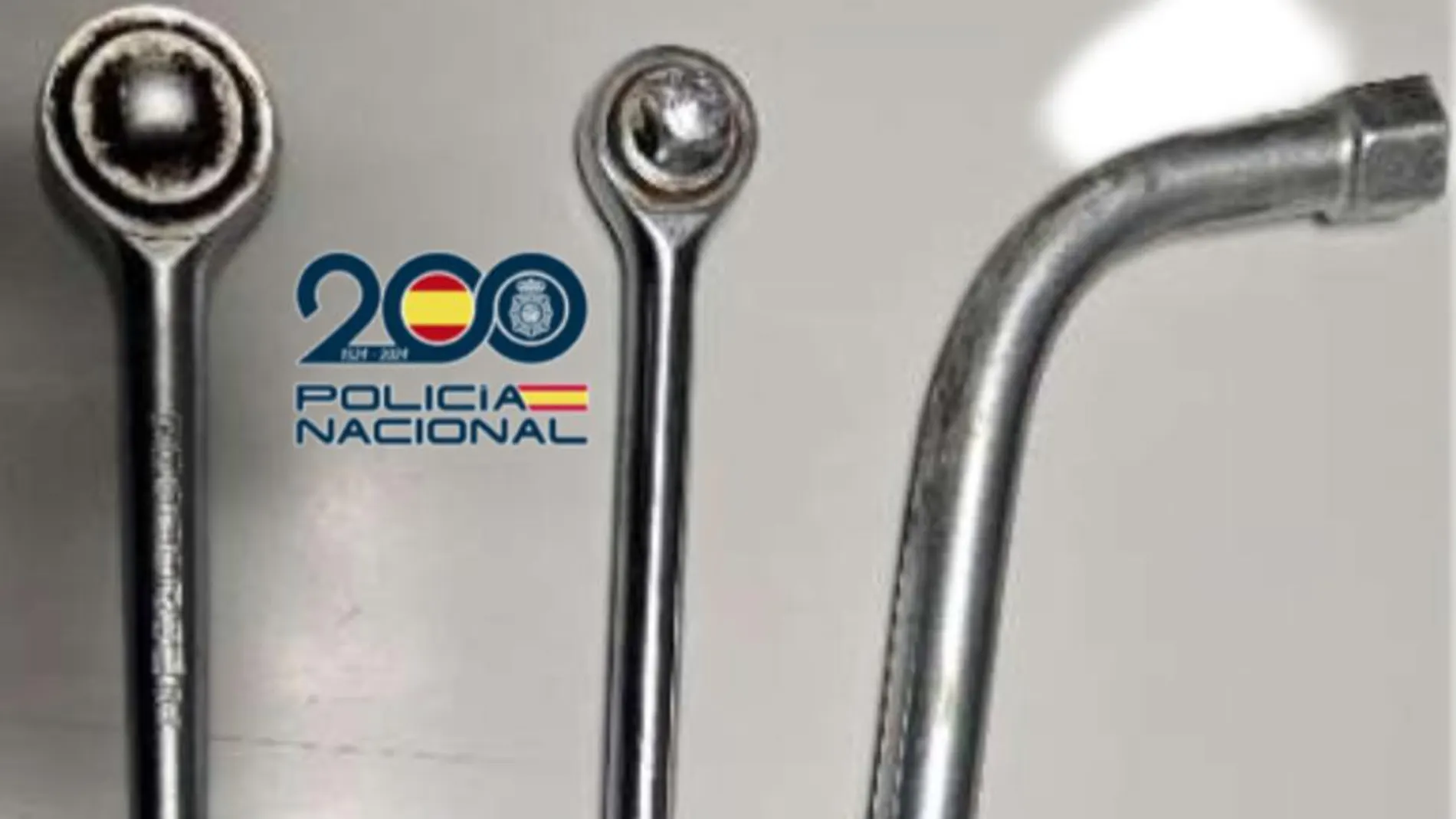 Armas incautadas a los detenidos