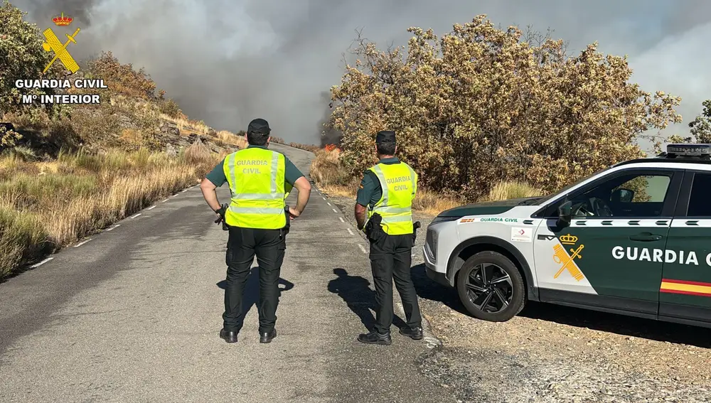 Desactivan el nivel 1 en Talayuela y se declara otra incendio en un pinar de Cuacos