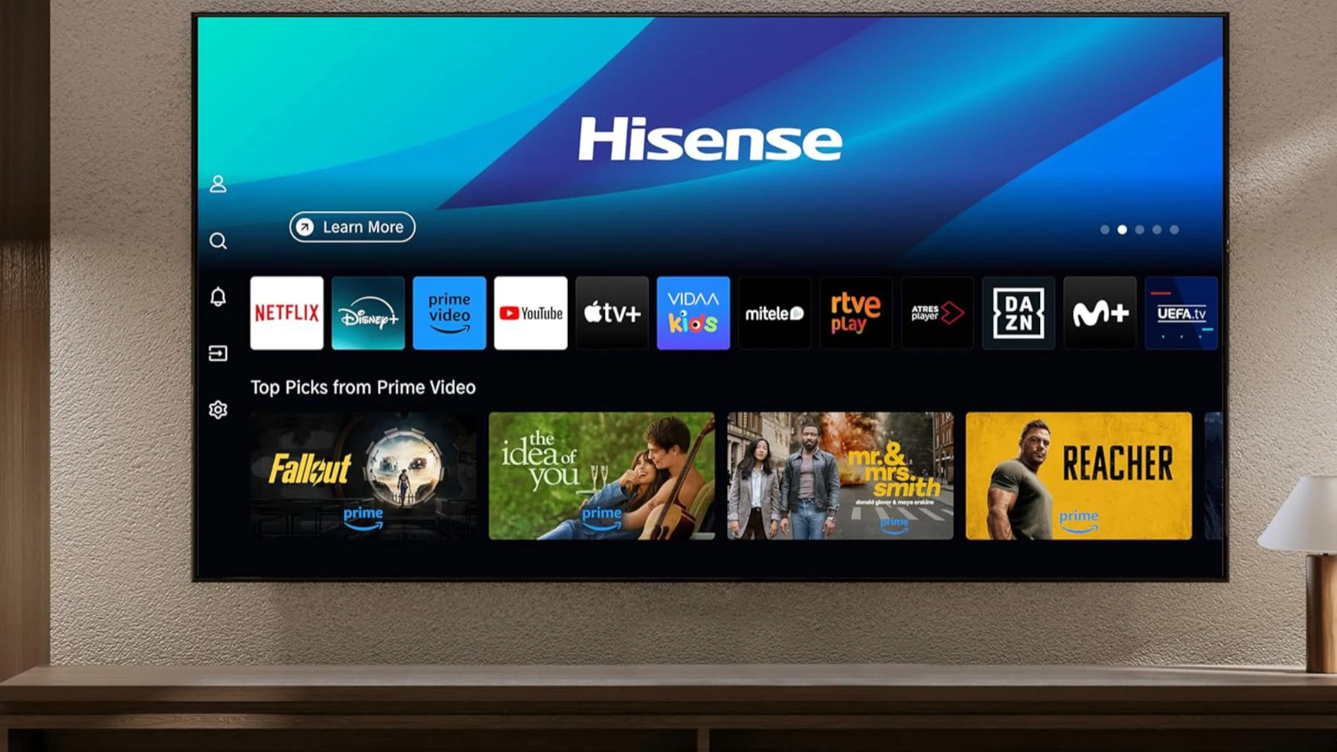 Hisense 40A4Q lleva el sistema operativo VIDAA