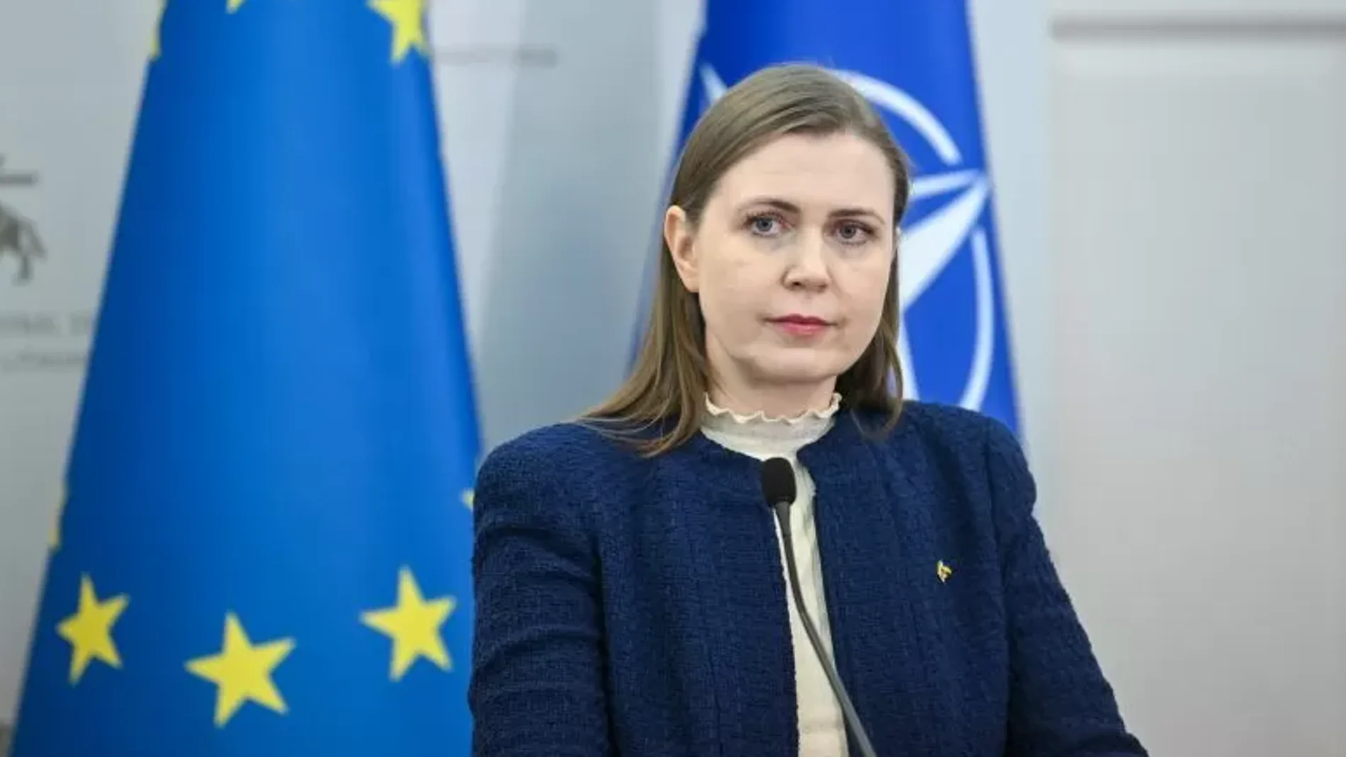 La ministra de Defensa de Lituania, Dovile Sakaliene