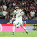 Mastantuono, en el partido del Real Madrid ante el Levante